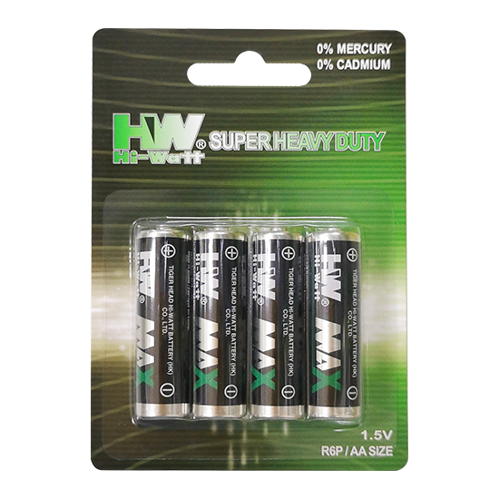 HW Super Heavy Duty Carbon Zinc R6