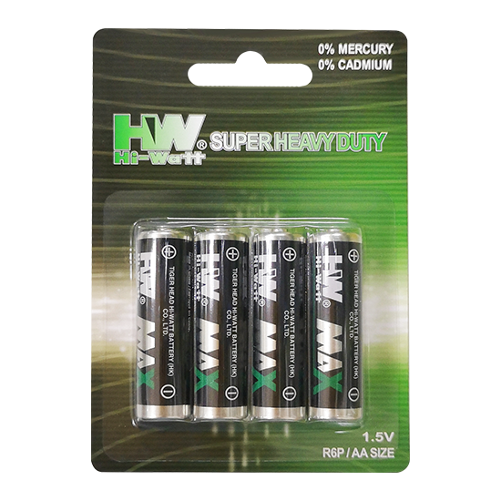 HW Super Heavy Duty Carbón Zinc R6