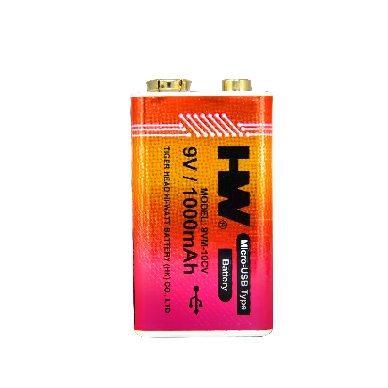 HW USB 9V Rechargeable Li-ion Battery