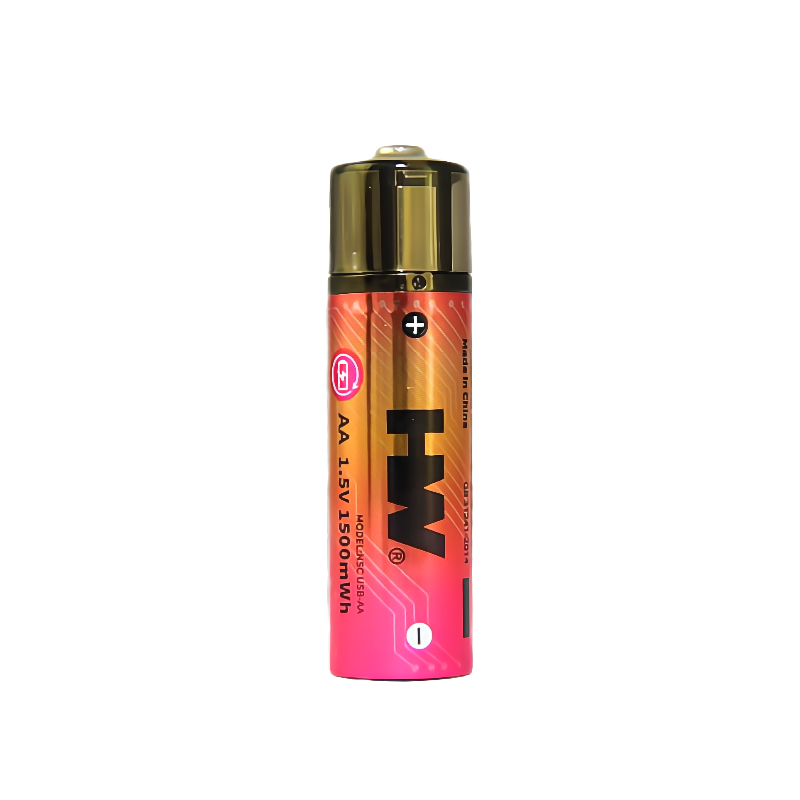 HW USB1.5V/AA Rechargeable Li-ion Battery