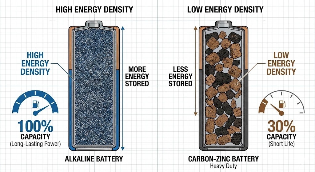Energy Density and Capacity