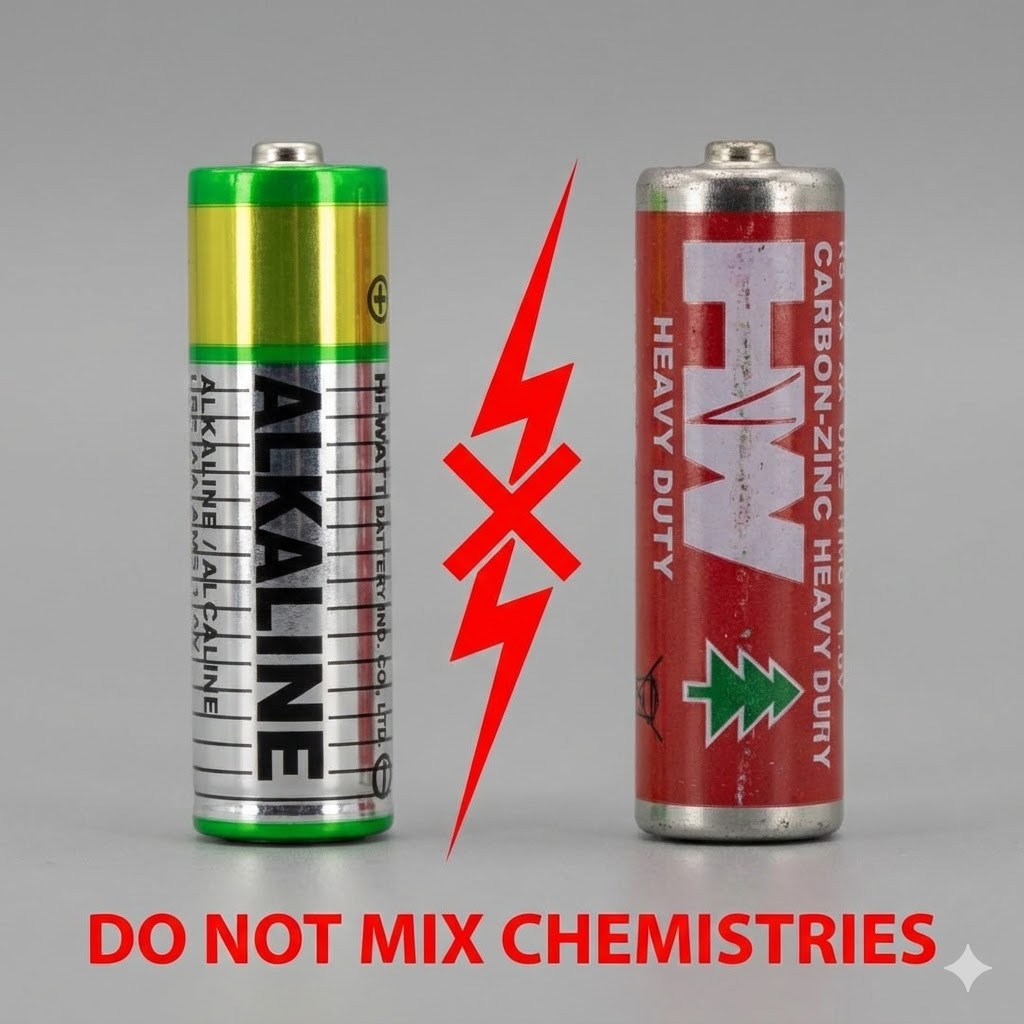 Alkaline vs. Carbon Zinc A Recipe for Disaster