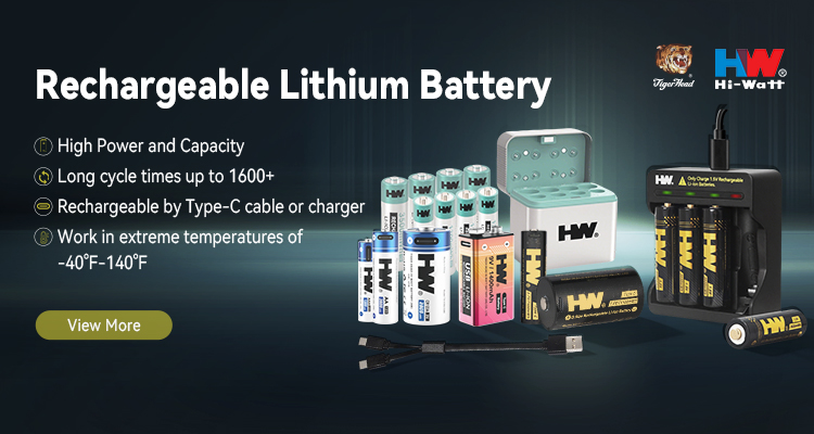 HW Rechargeable Lithium Battery